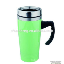 16OZ Double Wall SS Travel Mug,Thermos Mug,Coffee Mug,Plastic Mug